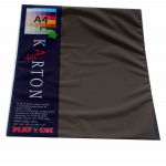 Karton A4 180 gr. 10 ark Sort