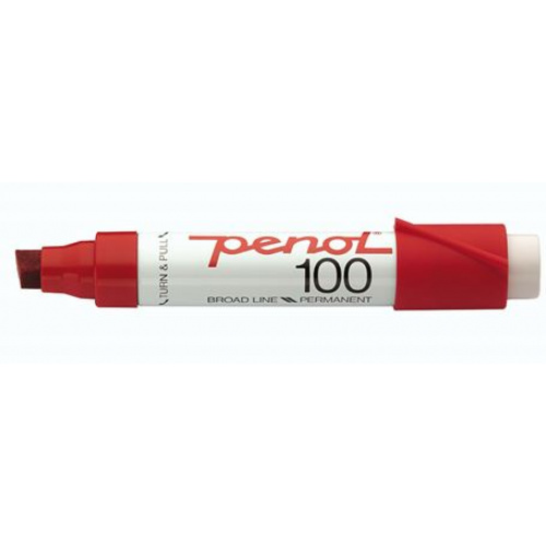 Penol 100 permanent marker rød 12805202
