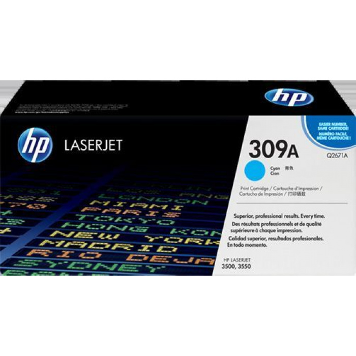 Laserpatron HP 309A Q2671A Cyan (4.000 sider) - Image 1