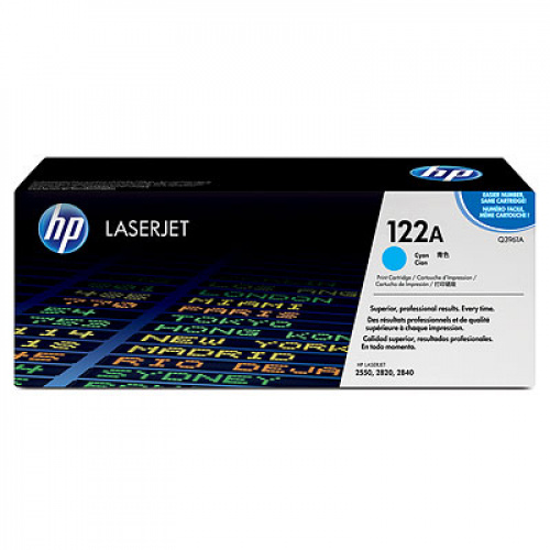 Lasertoner HP Q3961A 122A Cyan (4.000 sider)