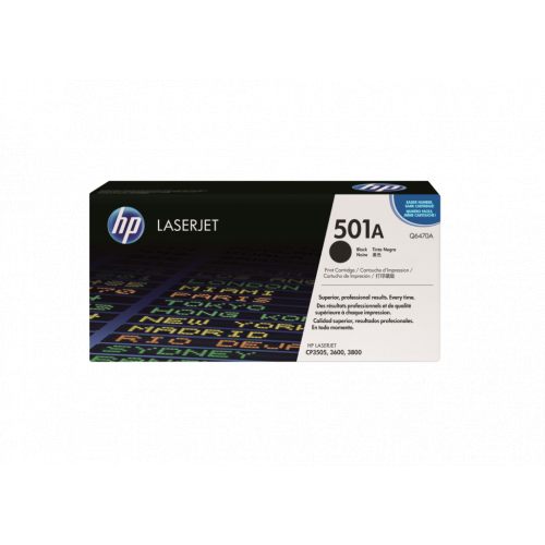 Lasertoner HP Q6470A / 501A Sort
