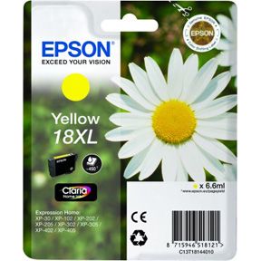 Blækpatron Epson 18 XL Gul (T1814) Blækpatron Epson 18 XL Gul (T1814) - Image 1