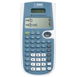 Texas Instruments TI-30XS MultiView videnskabelig regnemaskine med 4-linjers display til skole og eksamen.