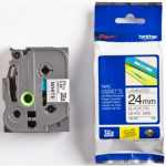 Brother tape Sort/Hvid 24 mm. TZe-251