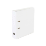 Brevordner A4 QLine Hvid 75/80 mm. m/metalskinne 100367