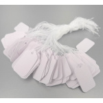 Hængeetiket 9x24 mm. Hvid (1000 stk.)