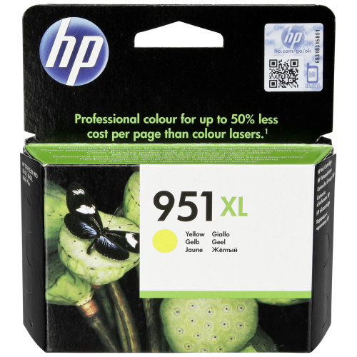 Blækpatron HP 951 XL Yellow (1.500 sider)