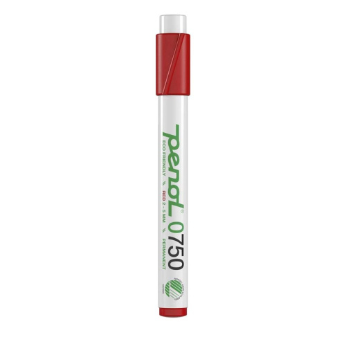 Penol 0750 permanent marker rød 12707502