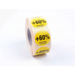 RABATMÆRKER -60% gul (1.000 stk.)