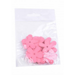 Dekorationsblomster rosa 16 stk.