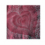 Servietter 3-lags Pk/20 stk. Hjerter cerise