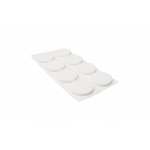 Filtpuder 20 mm. Hvid (16 stk.)