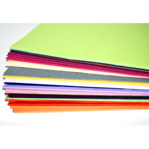 Pakke med 480 ark silkepapir i flere farver