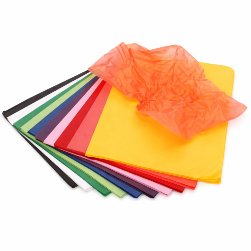 Silkepapir 50x70 cm i assorterede farver