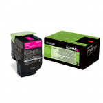 Lasertoner Lexmark 802HM, Magenta (3.000 sider)