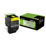 Lasertoner Lexmark 802HY, yellow (3.000 sider)