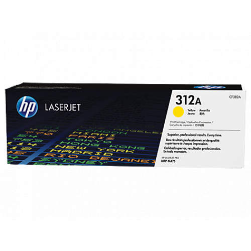 Lasertoner HP CF382A 312A Yellow (2.700 sider)