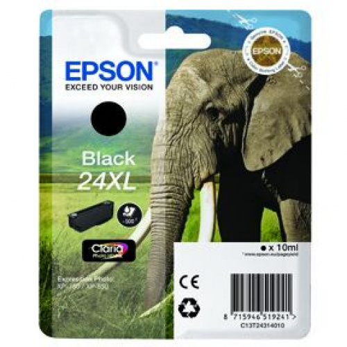 Blækpatron Epson 24 XL Sort