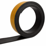 Selvklæbende magnettape i sort fleksibel magnetstrimmel med limside