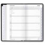 Indexplanner 2023, m/tlf register 9×17 cm. grå vinyl - Image 2