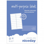 Etiketter Niceday 99,1 x 33,9 mm.