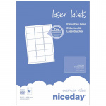 Etiketter Niceday 63,5 x 46,6 mm. 3457332