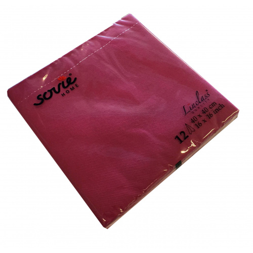 Serviet textil Sovie Lindclass 40×40 cm. Pk/12 stk. 643793 Violet