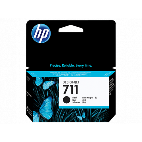 Emballage til HP 711 sort blækpatron, 38 ml
