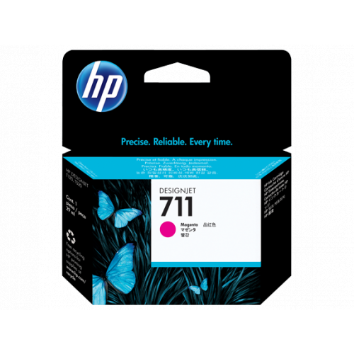 Emballage til HP 711 magenta blækpatron, 29 ml