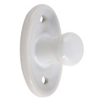 Knage enkelt Mynte, Hvid