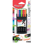 Fiberpen Graph’ Peps Fineliner 0,4 mm. Euti med 10 stk. ET74915501