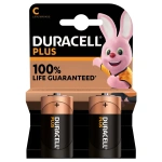 Batteri Duracell Plus Power C2, 2-pak