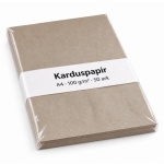 Karduspapir, A4 100 gr. grå (50 ark.)