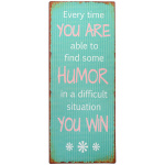 Metalskilt "Every time you are able to..."