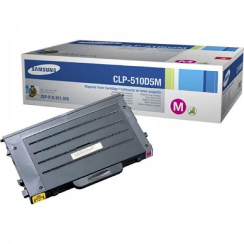 Samsung Lasertoner CLP-510D5M, Magenta (7.000 sider) Samsung Lasertoner CLP-510D5M, Magenta (7.000 sider) - Image 1