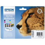 Blækpatroner Epson T0715 (BK,C,M,Y) 4-pak