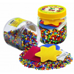 Perler Midi, incl. plader. Bøtte med 4.000 stk. - Image 2