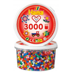 Perler Midi, bøtte med 3.000 stk. (Mix 00) - Image 2