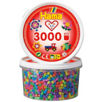 Perler Midi, bøtte med 3.000 stk. (Mix 50) - Image 2