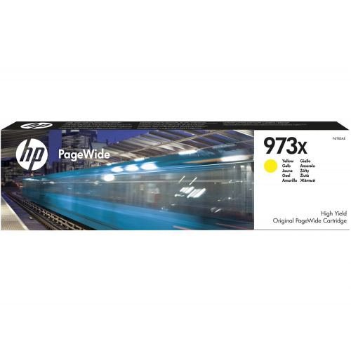 Emballage til HP 973X gul blækpatron