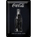 Metalskilt "Coca Cola - Sign of a good taste" 20x30 cm.
