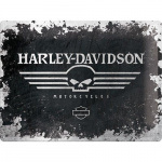 Metalskilt "Harley-Davidson Motorcycles" 30x40 cm.