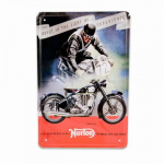 Metalskilt Motorcycle Norton, 20x30 cm.