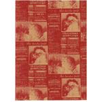 Gavepapir Økonom Kraft "Santa Post" 57 cm.