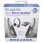 Headset LogiLink 1 x 3,5 mm. Stereo (Sort) - Image 4