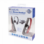 Headset LogiLink 1 x 3,5 mm. Stereo (Rød) - Image 4