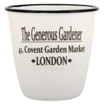 Emalje skjuler m/sort kant "LONDON"