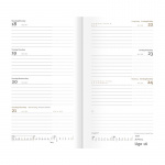Weekplanner 2021 City vinyl sort 9,5 x 17 cm. tværformat - Image 2