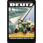 Metalskilt "Deutz Klöckner" 20x30 cm.