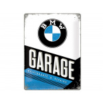 Metalskilt "BMW Garage" 30x40 cm.